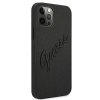 Guess GUHCP12LRSAVSBK iPhone 12 ProMax 6,7 czarny/black hardcase Saffiano Vintage Script